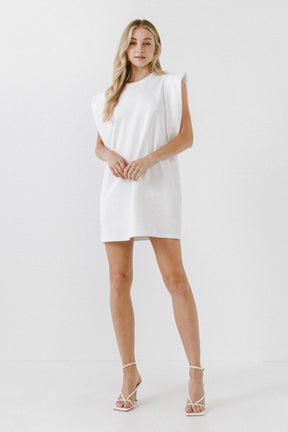 ENDLESS ROSE - Folded Detail Mini Dress - DRESSES available at Objectrare