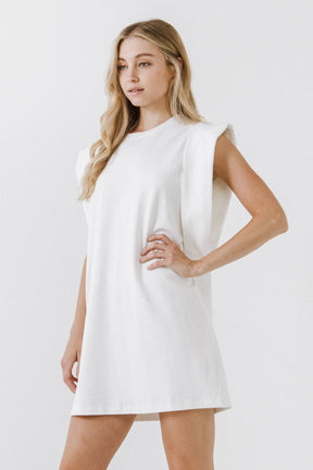 ENDLESS ROSE - Folded Detail Mini Dress - DRESSES available at Objectrare