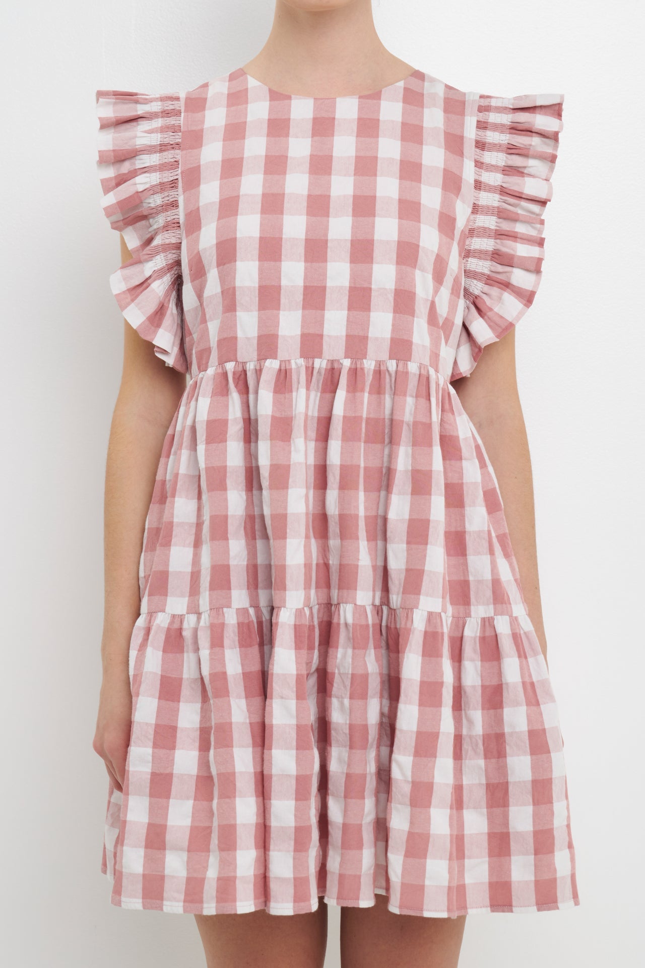 ENGLISH FACTORY - English Factory - Gingham Mini Dress - DRESSES available at Objectrare