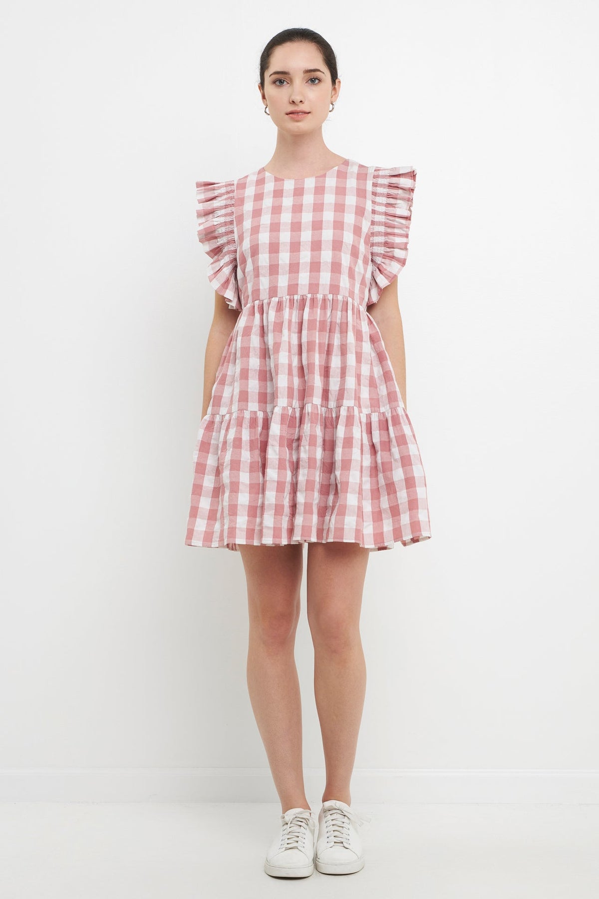 ENGLISH FACTORY - English Factory - Gingham Mini Dress - DRESSES available at Objectrare