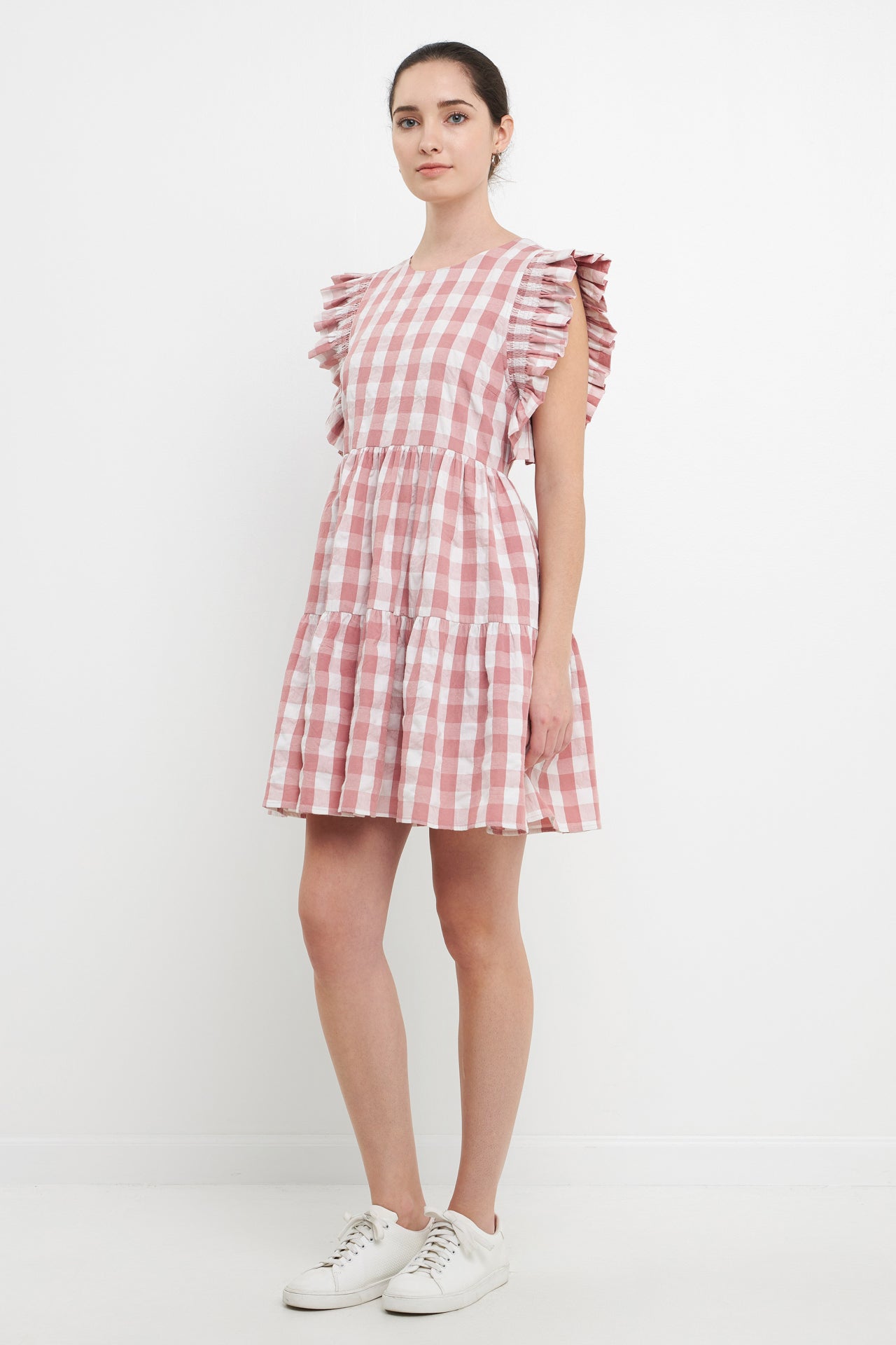 ENGLISH FACTORY - English Factory - Gingham Mini Dress - DRESSES available at Objectrare