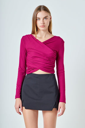 ENDLESS ROSE - Crossover Top - TOPS available at Objectrare