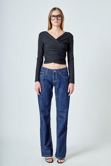 ENDLESS ROSE - Crossover Top - TOPS available at Objectrare