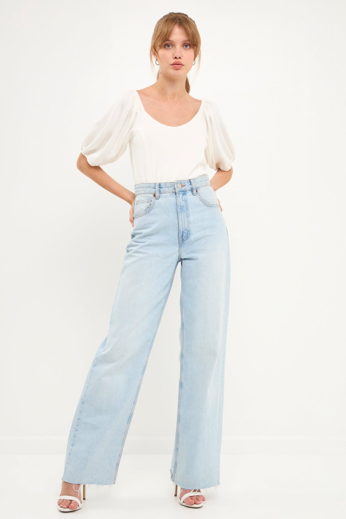 ENGLISH FACTORY - All Knitdown Top - TOPS available at Objectrare