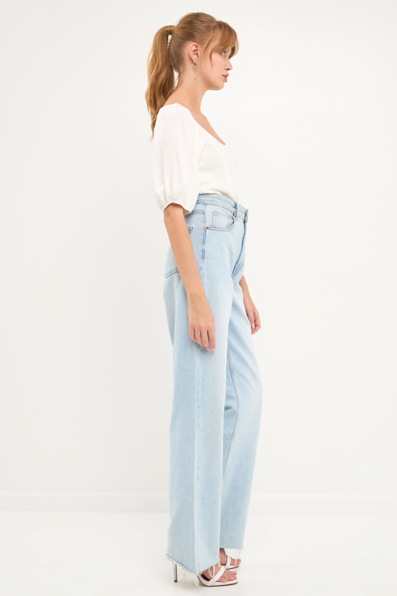 ENGLISH FACTORY - All Knitdown Top - TOPS available at Objectrare