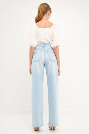 ENGLISH FACTORY - All Knitdown Top - TOPS available at Objectrare