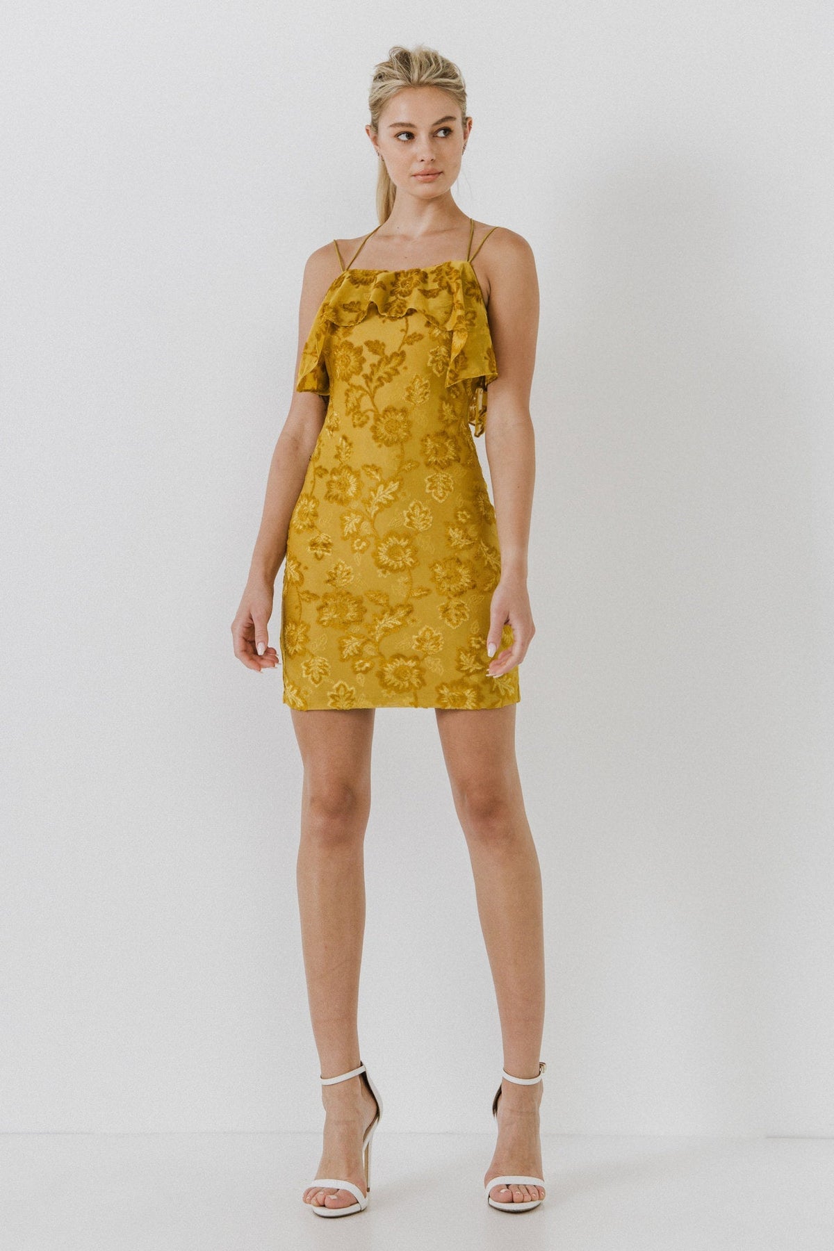 ENDLESS ROSE - Jacquard Bodycon Dress - DRESSES available at Objectrare