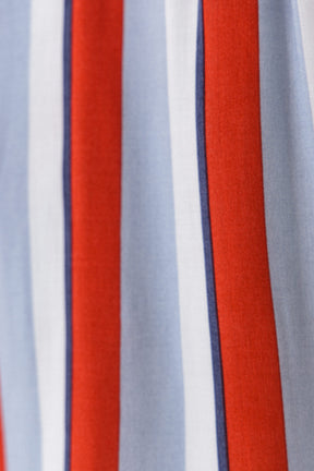 LA'VEN - Stripe Elastic Waist Shorts - SHORTS available at Objectrare