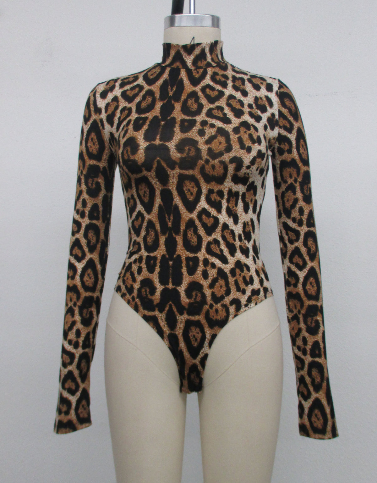 LA'VEN - Leopard Pattern Bodysuit - TOPS available at Objectrare