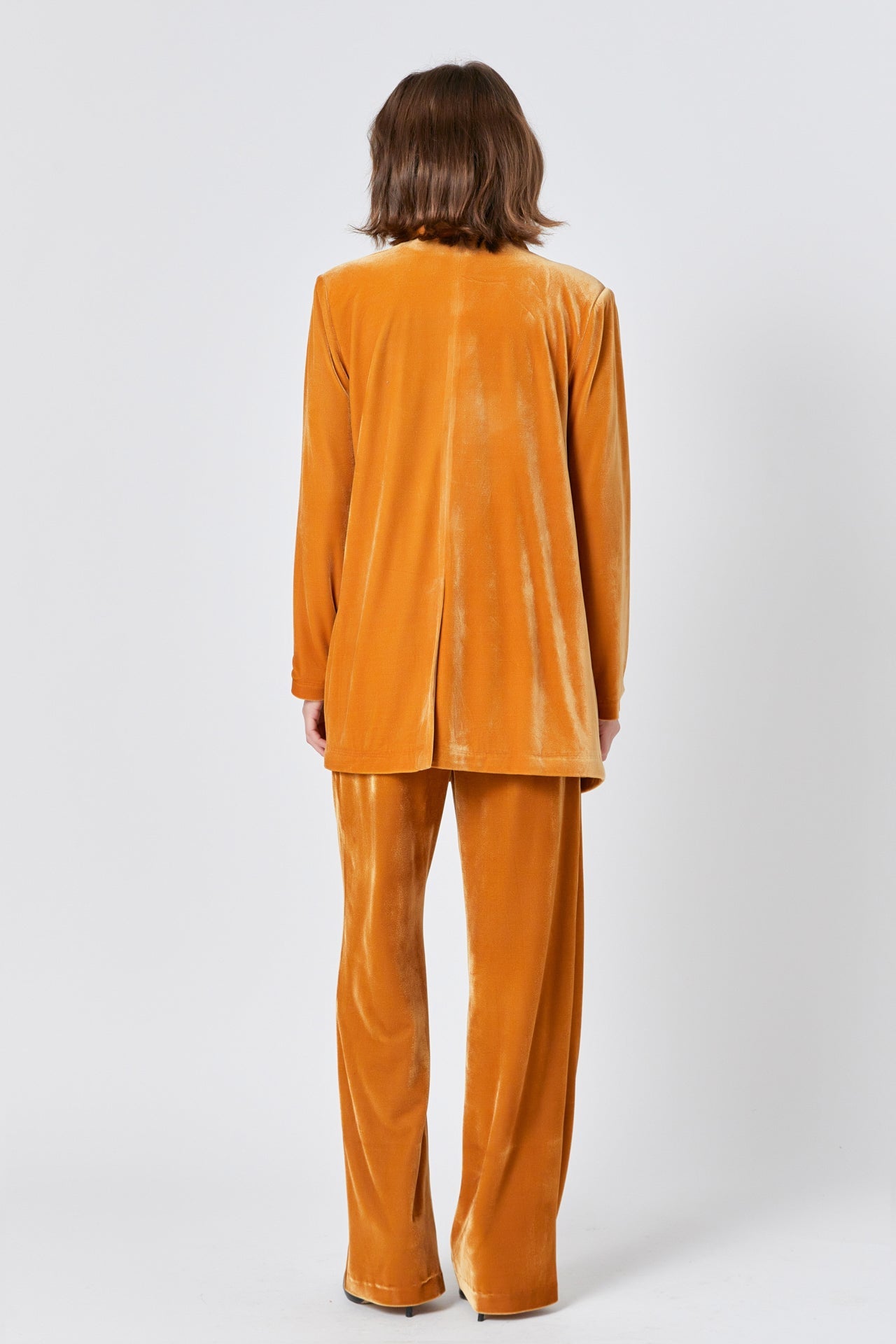 ENDLESS ROSE - Velvet Wide Leg Pants - PANTS available at Objectrare