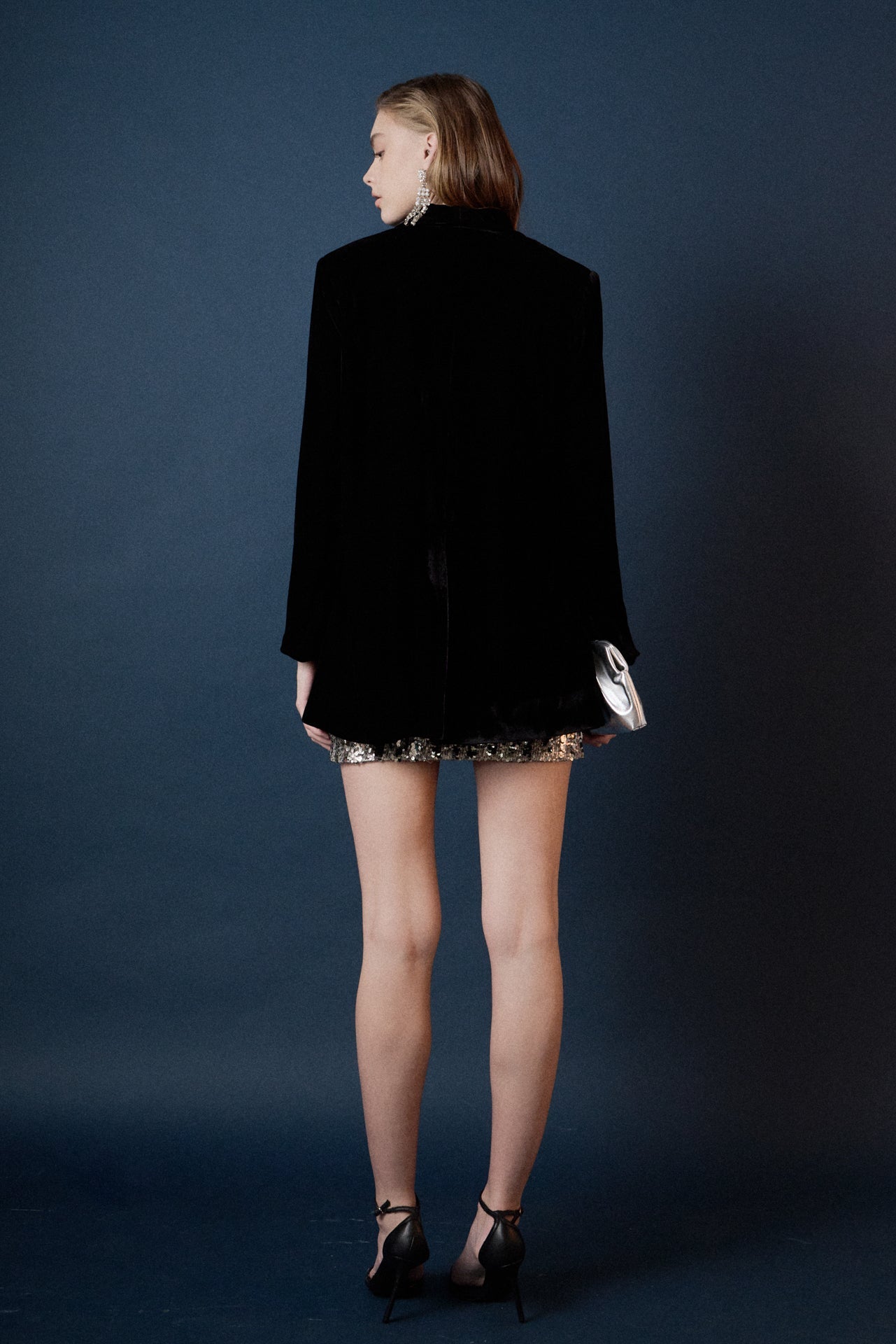 ENDLESS ROSE - Velvet Loose Fit Blazer - BLAZERS available at Objectrare