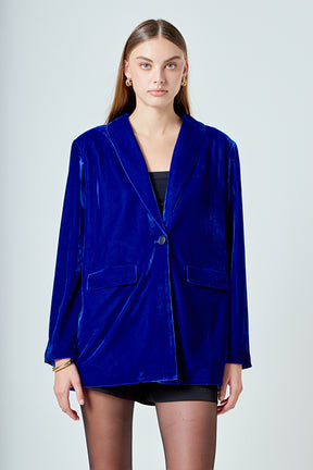 Velvet Blazer