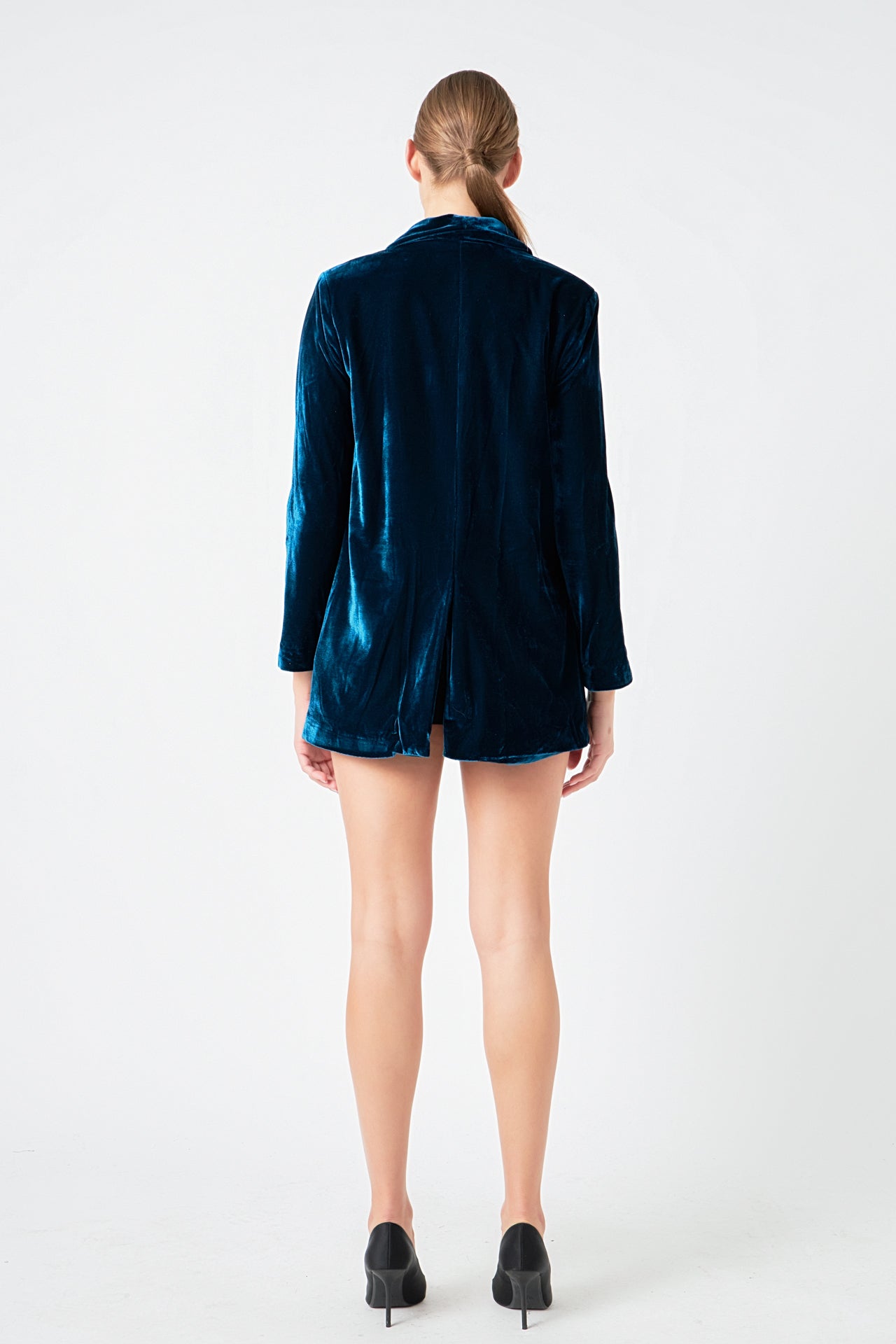 ENDLESS ROSE - Velvet Blazer - BLAZERS available at Objectrare