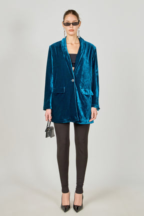 Velvet Blazer
