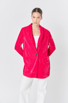 Velvet Blazer