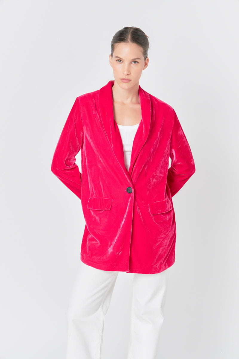 Velvet Blazer