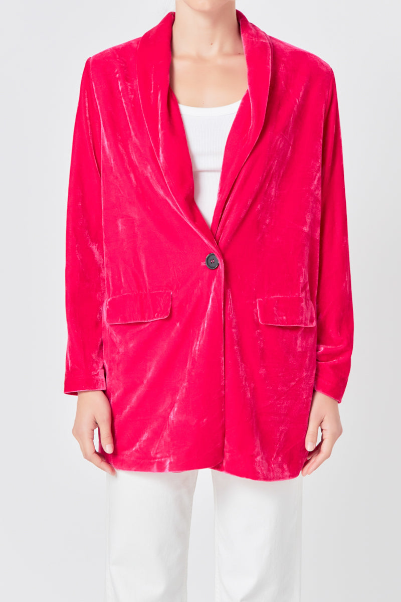 Velvet Blazer