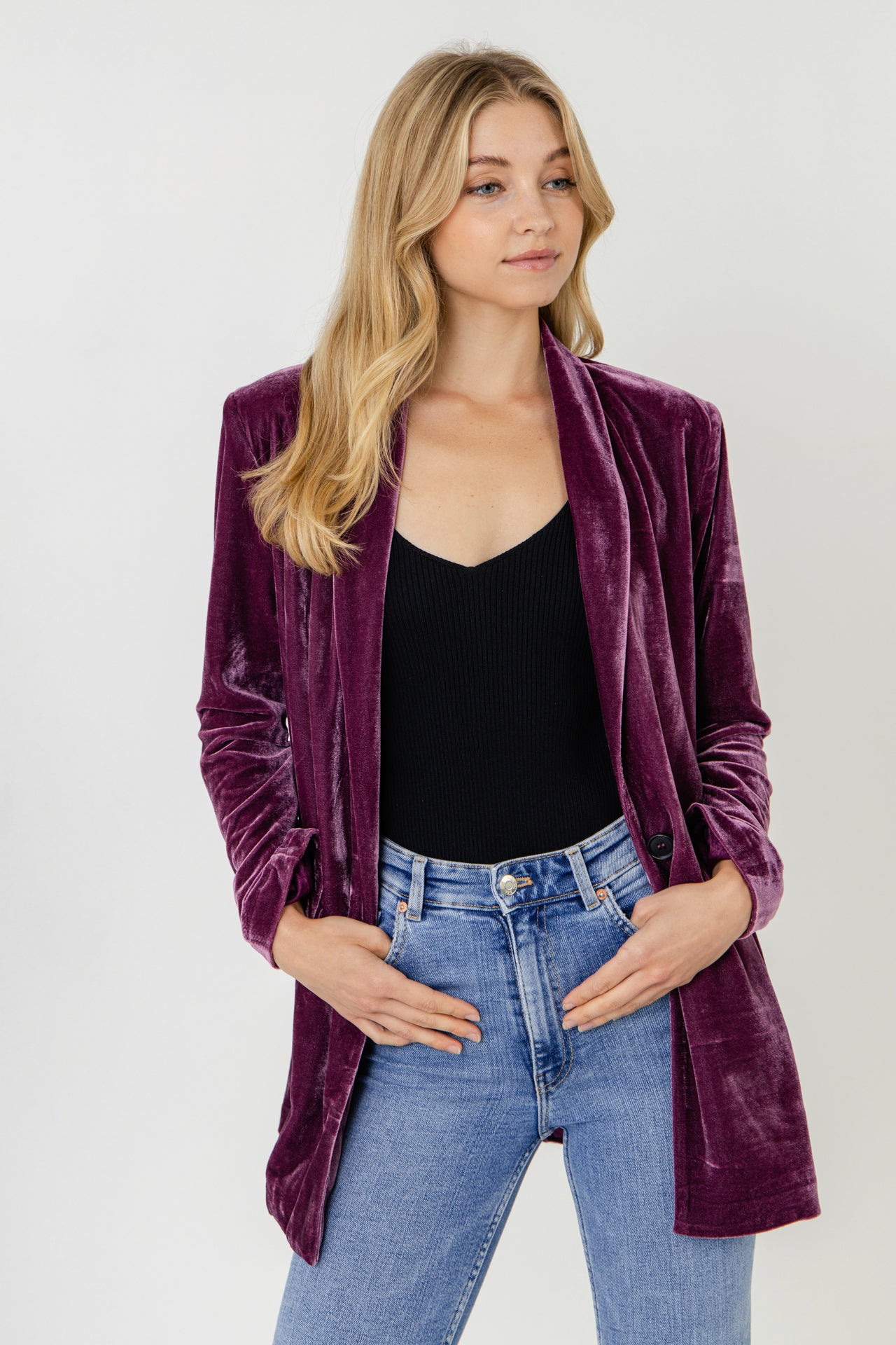 Velvet Blazer