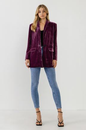 Velvet Blazer