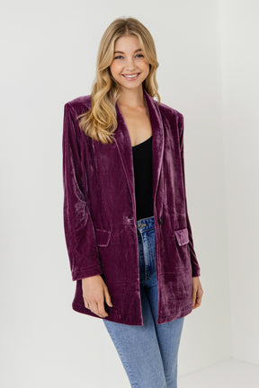Velvet Blazer