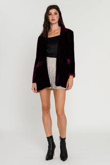 ENDLESS ROSE - Velvet Blazer - BLAZERS available at Objectrare