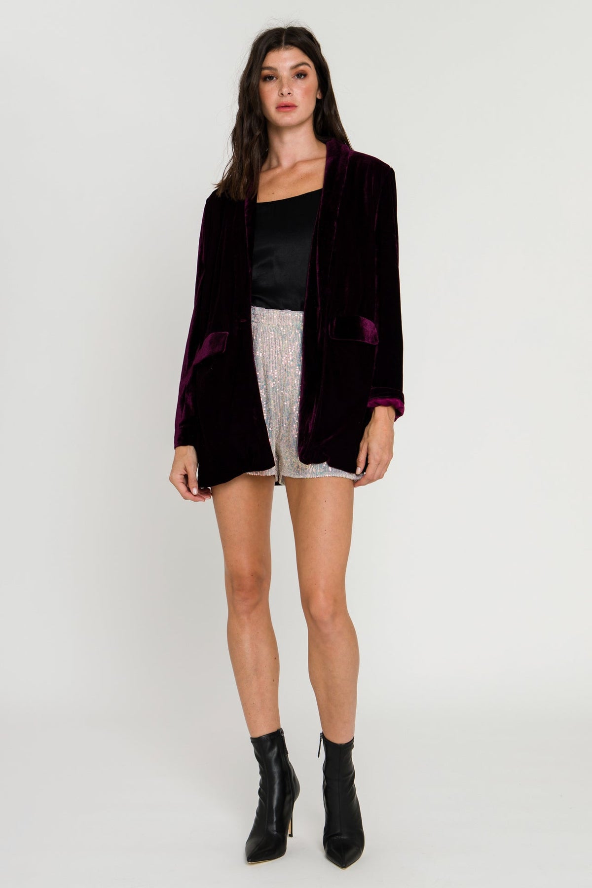 Endless Rose - Velvet Blazer - Final Sale