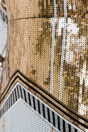Sequin Backless Mini Dress