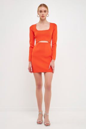 ENDLESS ROSE - Endless Rose - Cut Out Detailed Bodycon Knit Dress - DRESSES available at Objectrare