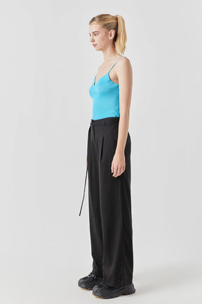 GREY LAB - Sweetheart Neckline Knit Bodysuit - BODYSUIT available at Objectrare