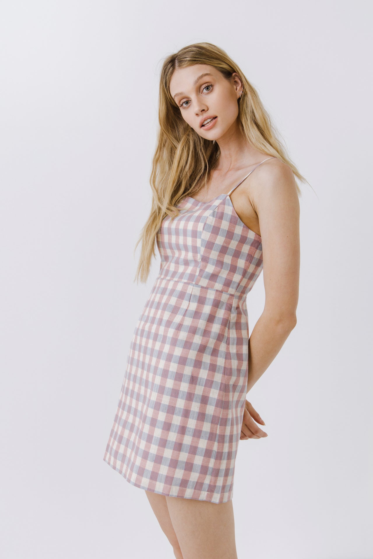 AFTER MARKET - After Market - Gingham Mini Dress - DRESSES available at Objectrare