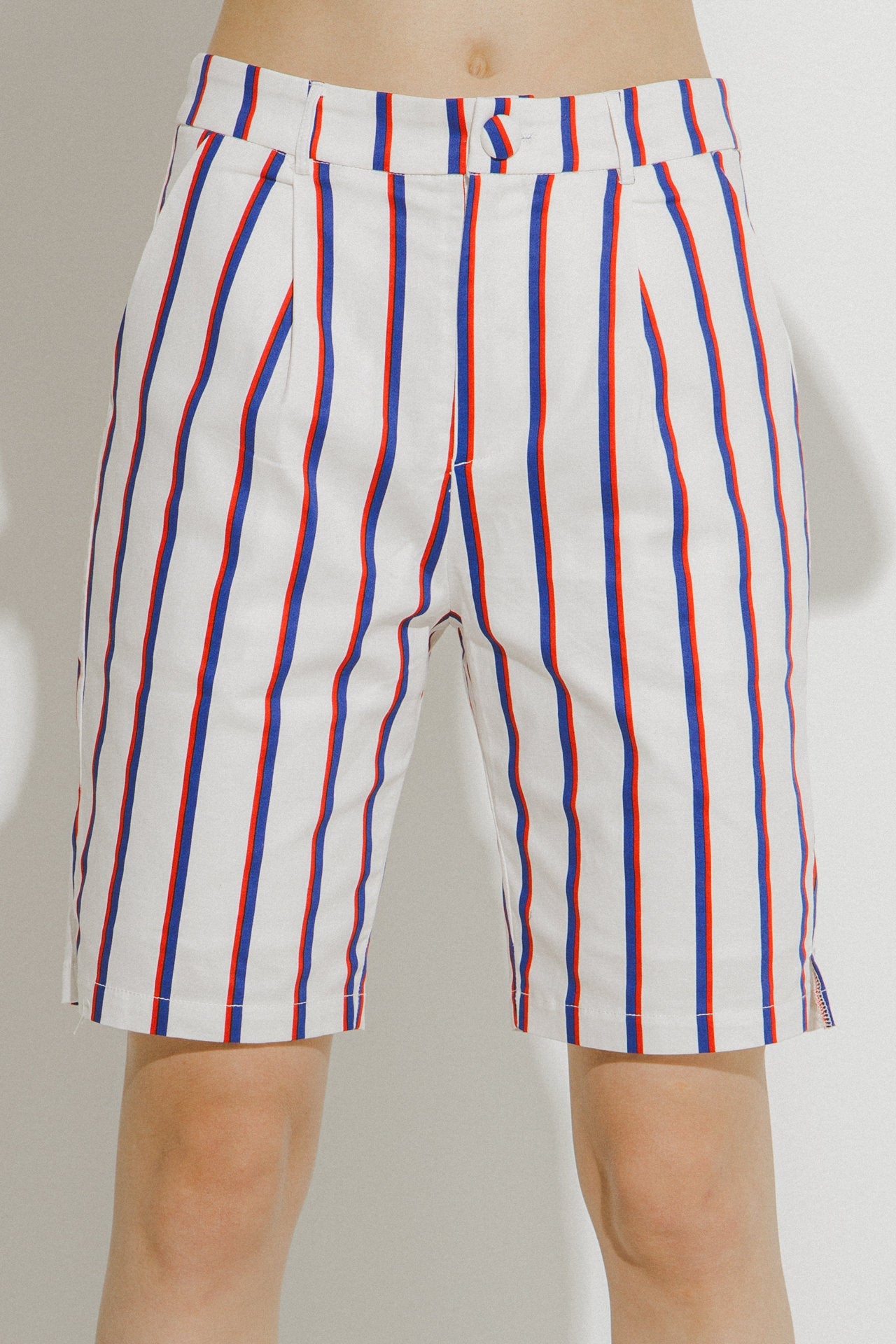 ENGLISH FACTORY - English Factory - Striped Bermuda Pants - PANTS available at Objectrare