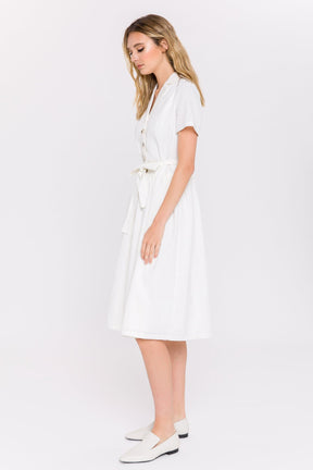 ENGLISH FACTORY - English Factory - Button Down Day Dress - DRESSES available at Objectrare