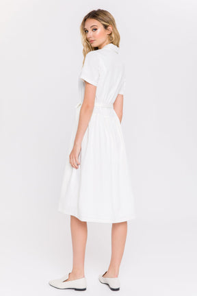 ENGLISH FACTORY - Button Down Day Dress - DRESSES available at Objectrare