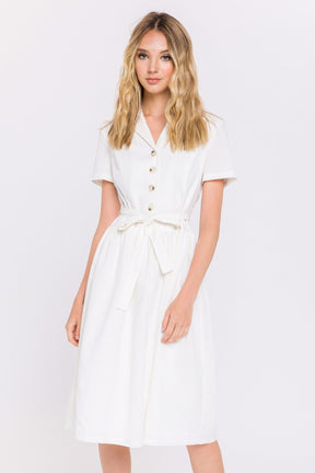 ENGLISH FACTORY - English Factory - Button Down Day Dress - DRESSES available at Objectrare