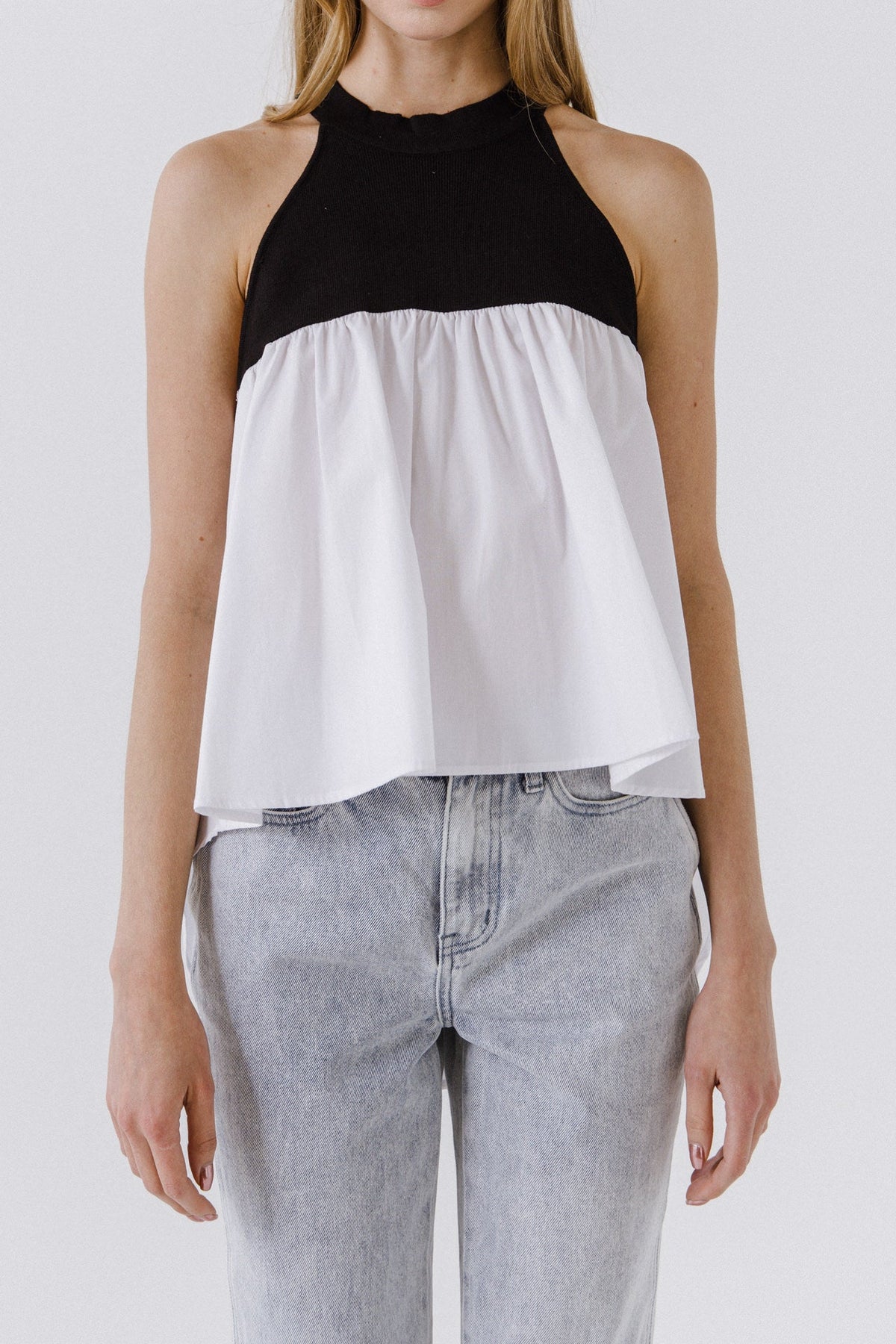 ENGLISH FACTORY - Halter Neck Blouse - TOPS available at Objectrare