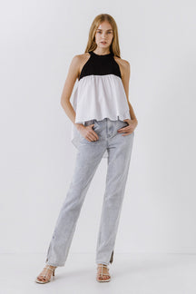 ENGLISH FACTORY - Halter Neck Blouse - TOPS available at Objectrare