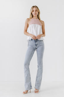ENGLISH FACTORY - Halter Neck Blouse - TOPS available at Objectrare