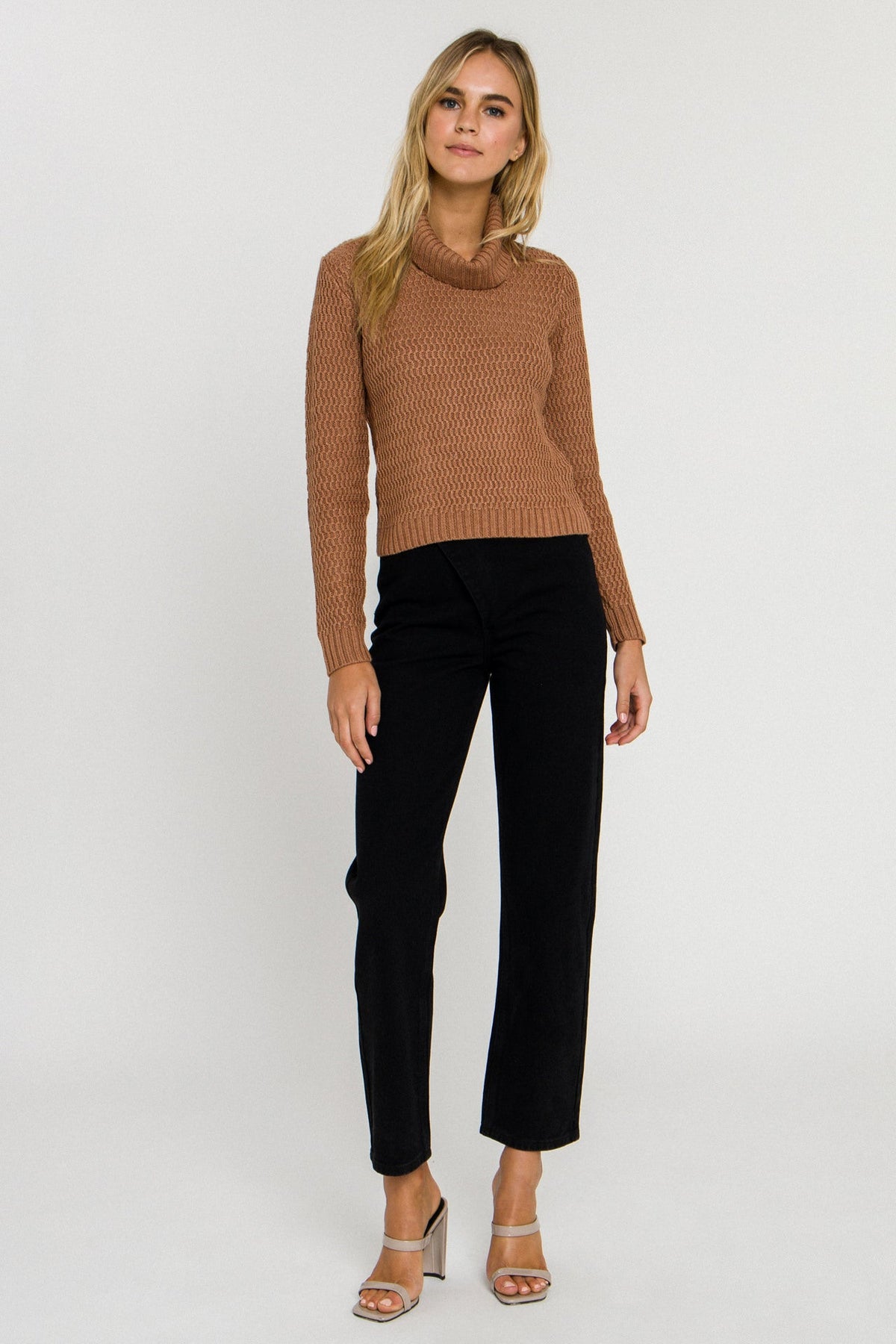 ENGLISH FACTORY - Cut-Out Neck Sweater - SWEATERS & KNITS available at Objectrare