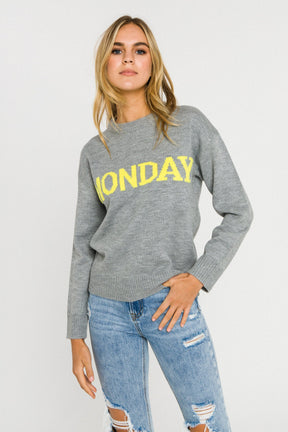 Days Of The Week Sweater