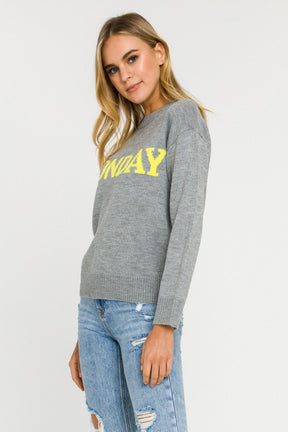 Days Of The Week Sweater