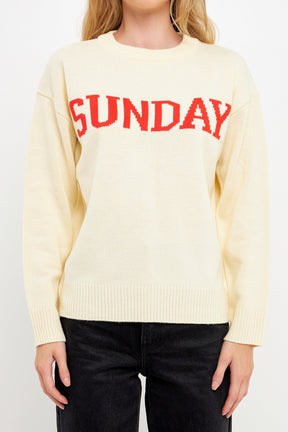 English Factory - Days Of The Week Sweater