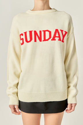 Days Of The Week Sweater