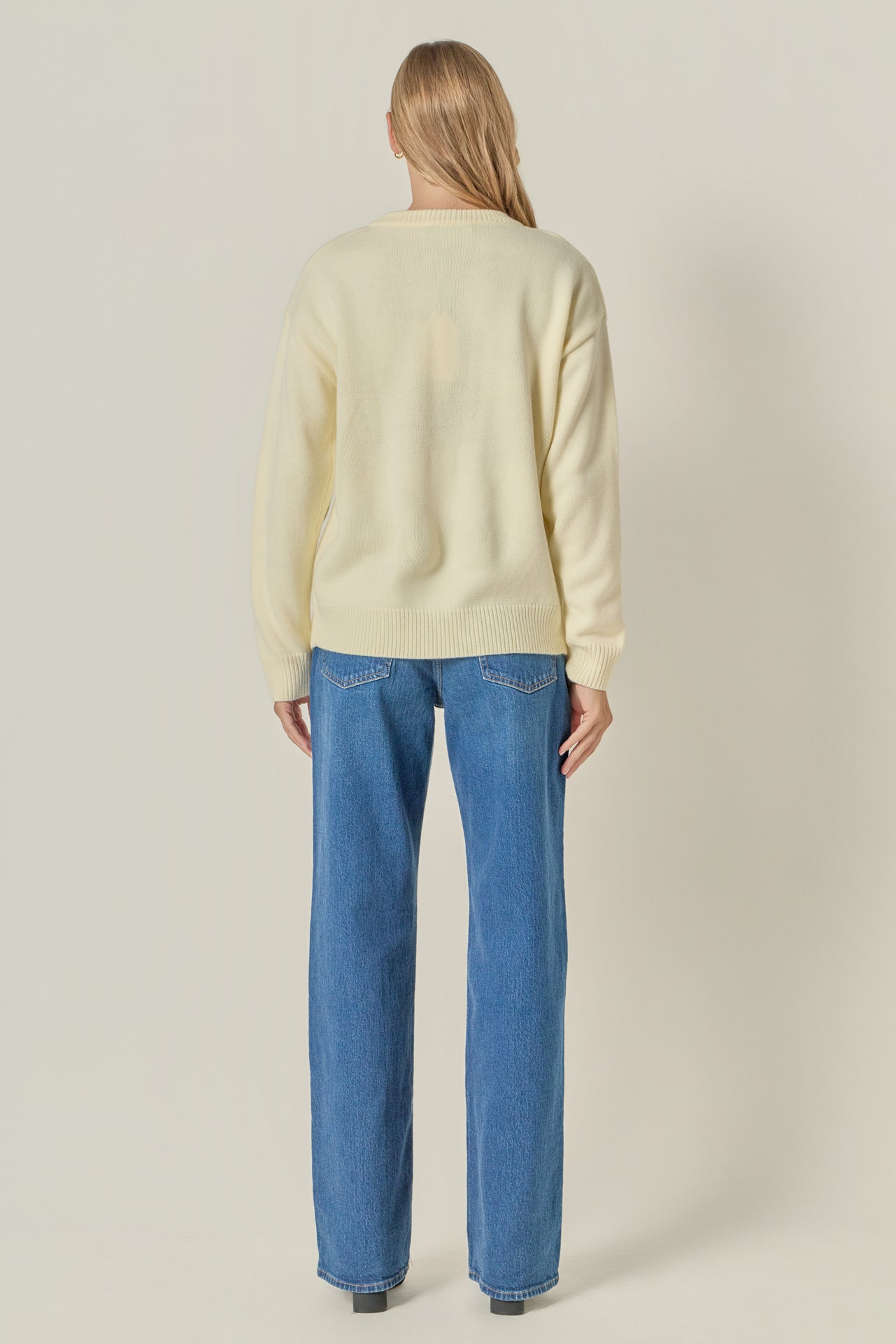 ENGLISH FACTORY - Days Of The Week Sweater - SWEATERS & KNITS available at Objectrare