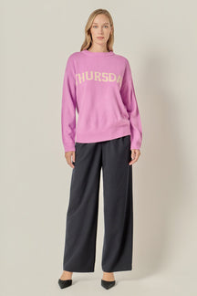 ENGLISH FACTORY - Days Of The Week Sweater - SWEATERS & KNITS available at Objectrare