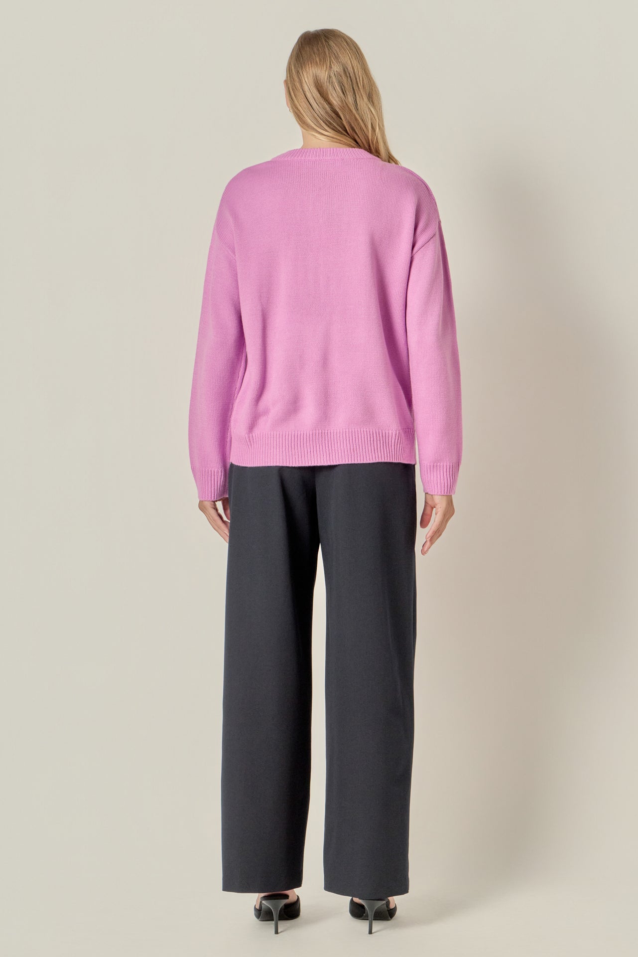 ENGLISH FACTORY - Days Of The Week Sweater - SWEATERS & KNITS available at Objectrare