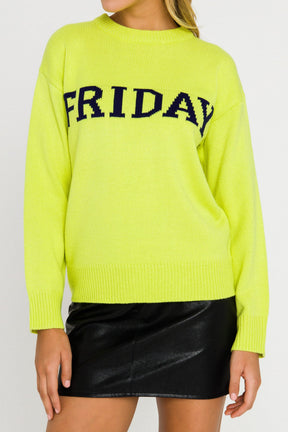 English Factory - Days Of The Week Sweater