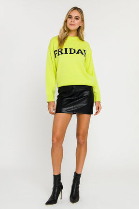 Days Of The Week Sweater