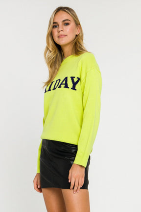 Days Of The Week Sweater