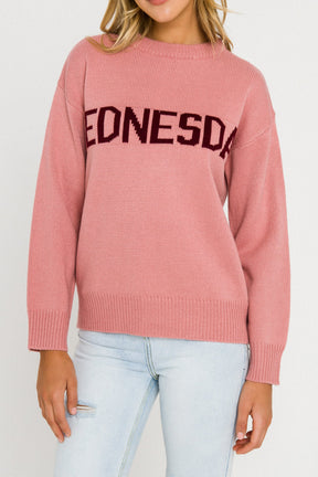 Days Of The Week Sweater