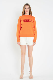 Days Of The Week Sweater